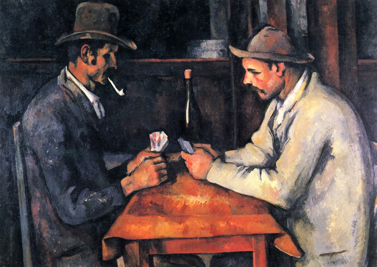 De kaartspelers door Paul Cézanne