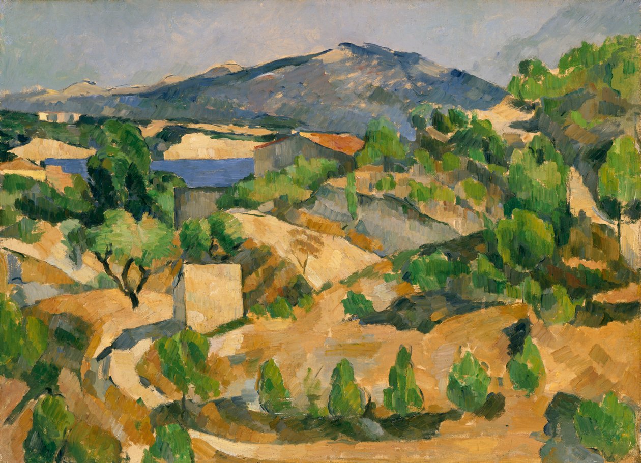 De François Zola Dam door Paul Cézanne
