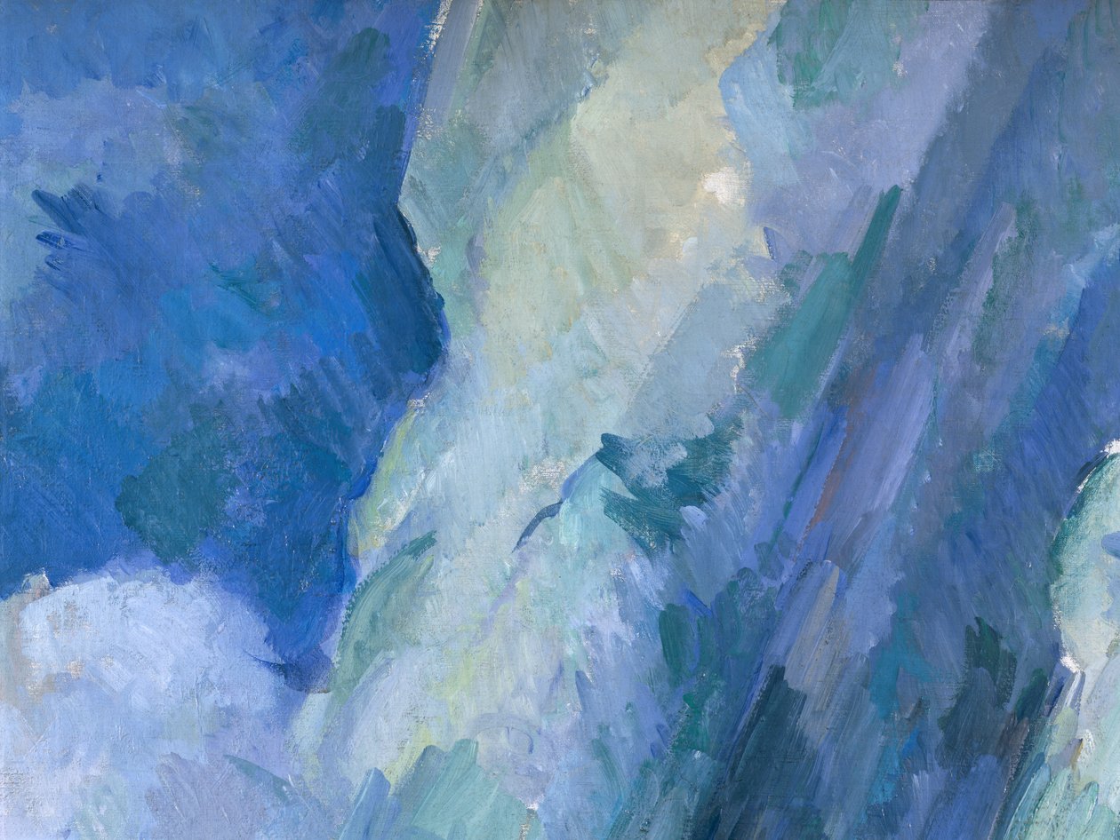De Grote Baadsters (detail) door Paul Cézanne