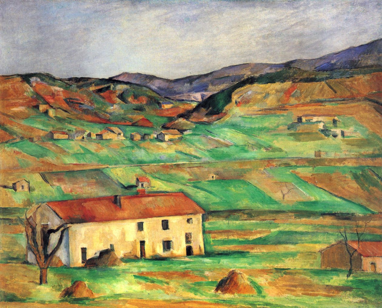 Omgeving van Gardanne door Paul Cézanne
