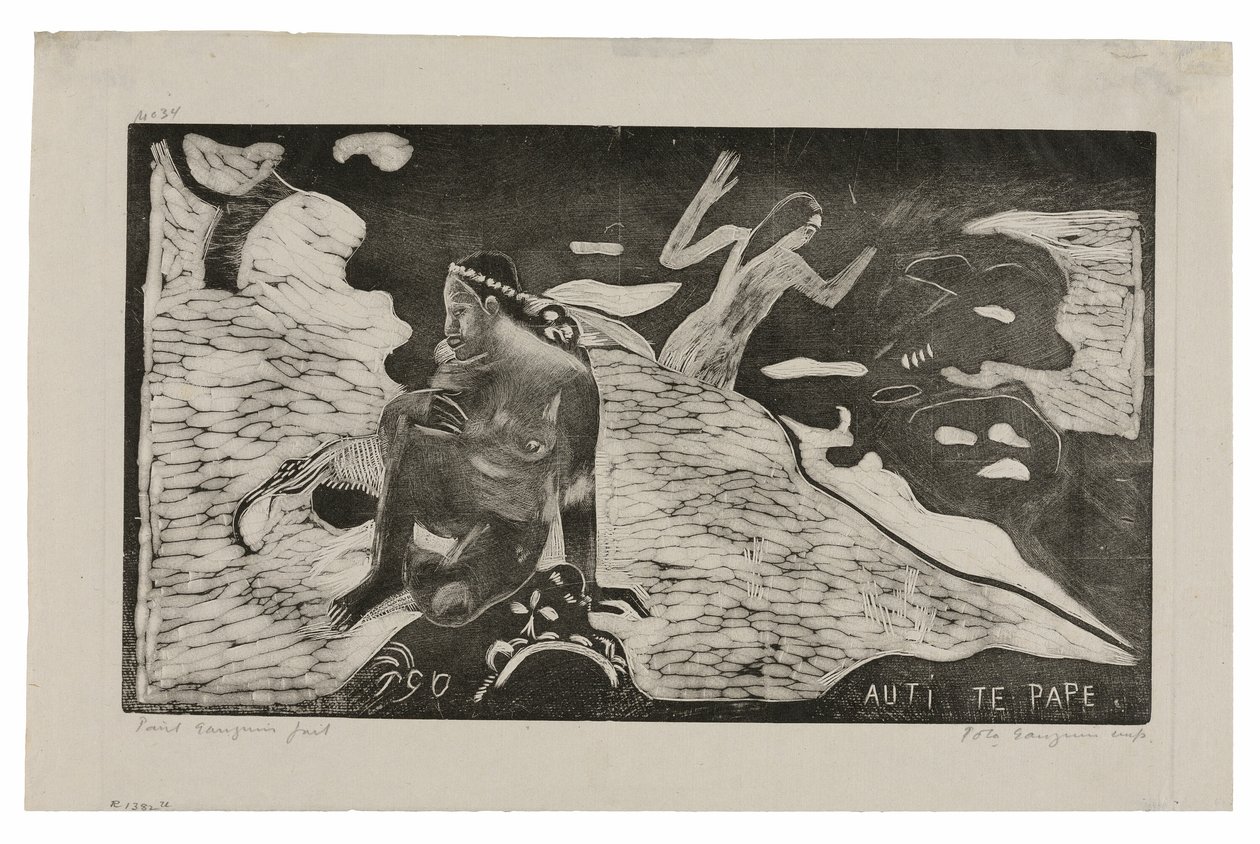 Auti te pape (Vrouwen bij de rivier) uit de Noa Noa Suite door Paul Gauguin