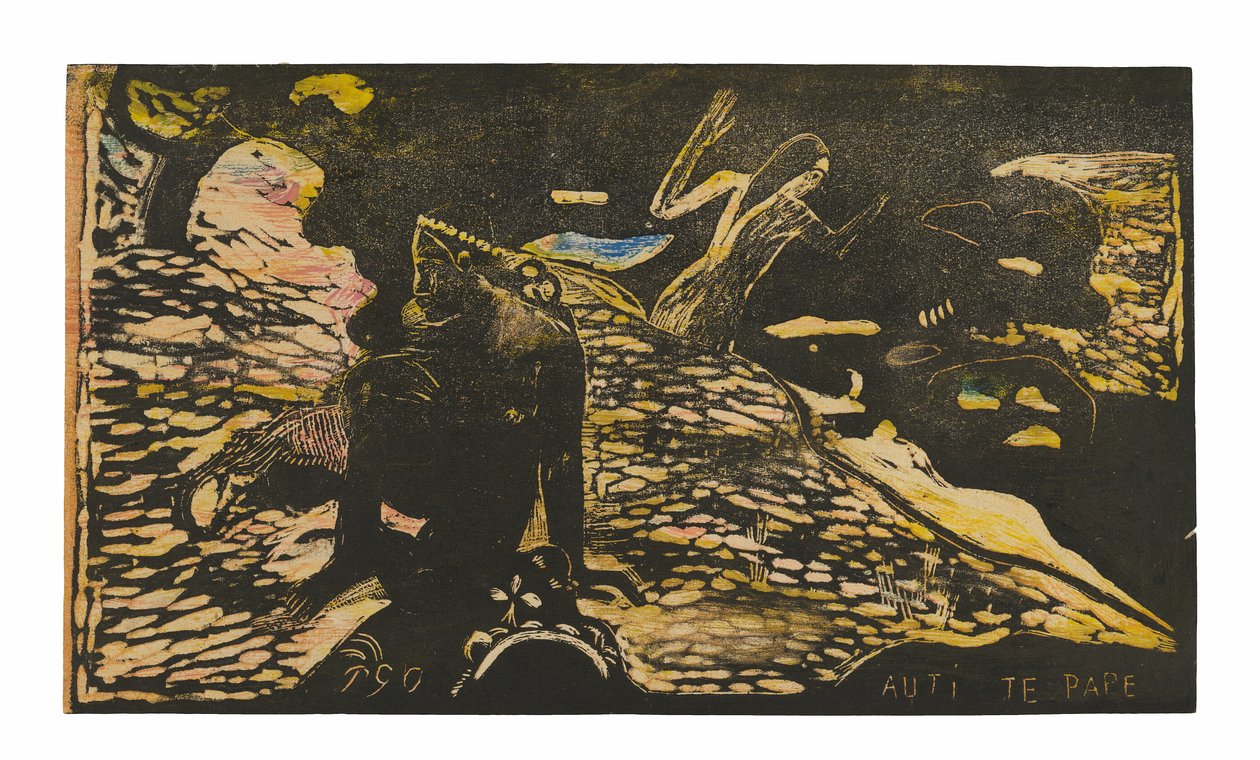 Auti te pape (Vrouwen aan de rivier), uit de Noa Noa Suite door Paul Gauguin