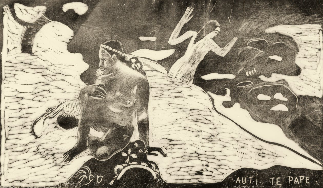 Auti te pape door Paul Gauguin