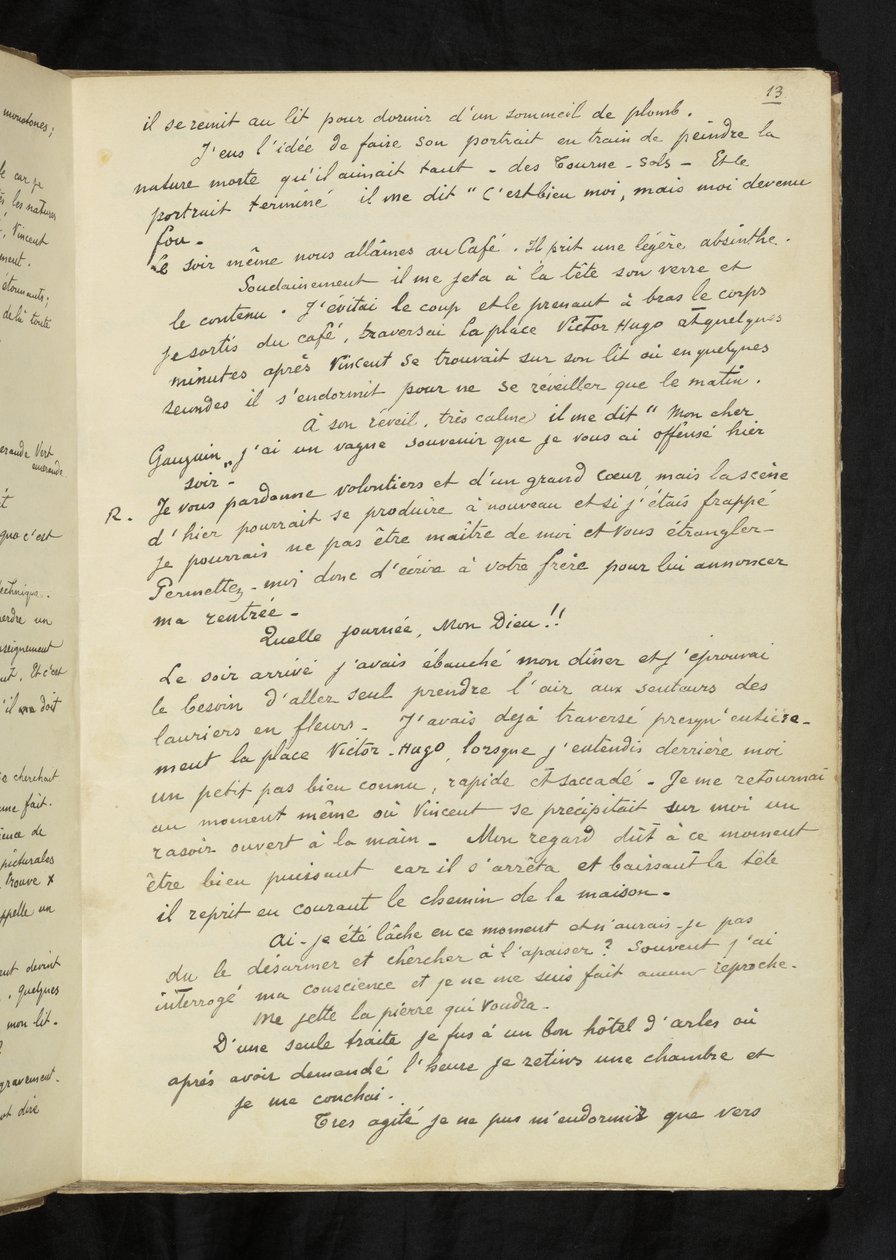 Avant et après - Beschrijving van Gauguins verblijf bij Vincent van Gogh in Arles (P. 13) door Paul Gauguin