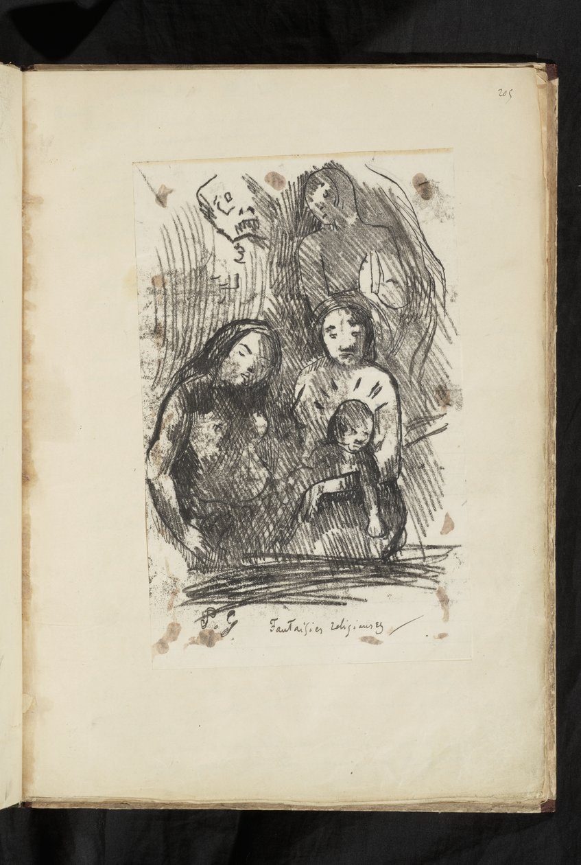 Geboortefragment door Paul Gauguin
