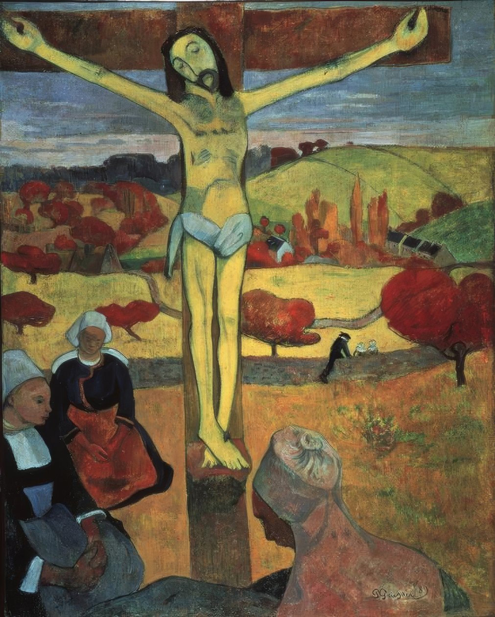 De gele Christus door Paul Gauguin