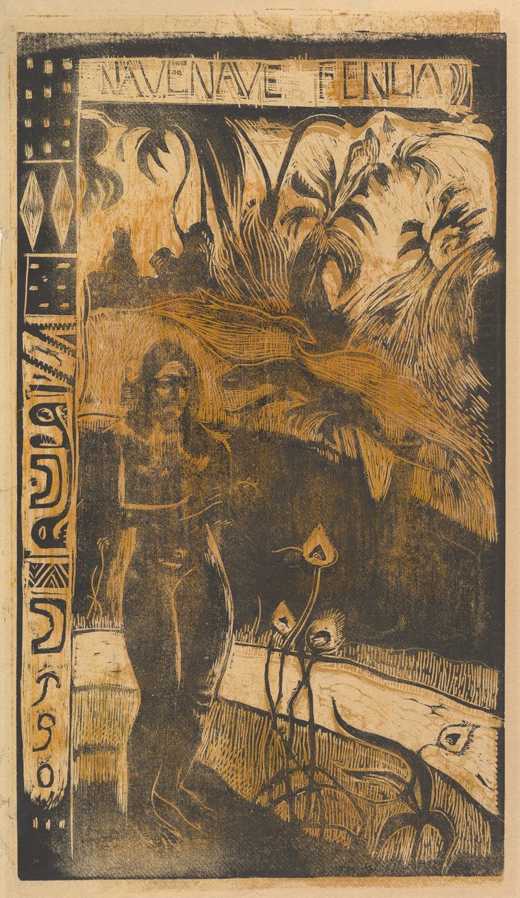 Wunderbares Land door Paul Gauguin