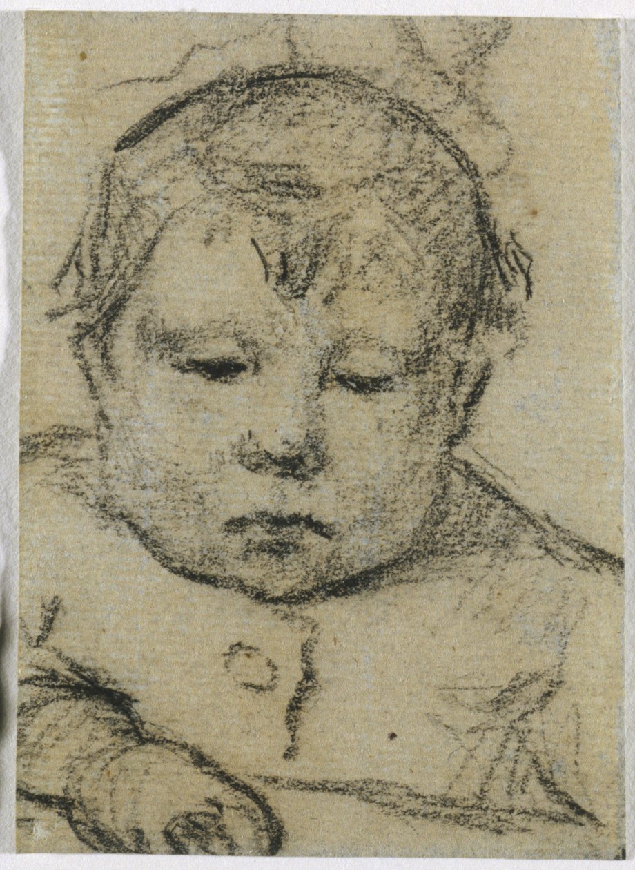 Emil Gauguin als kind, rechterhand vooruit, ca. 1875-1876 door Paul Gauguin