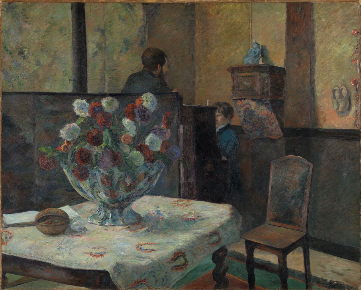 Bloemen, stilleven door Paul Gauguin