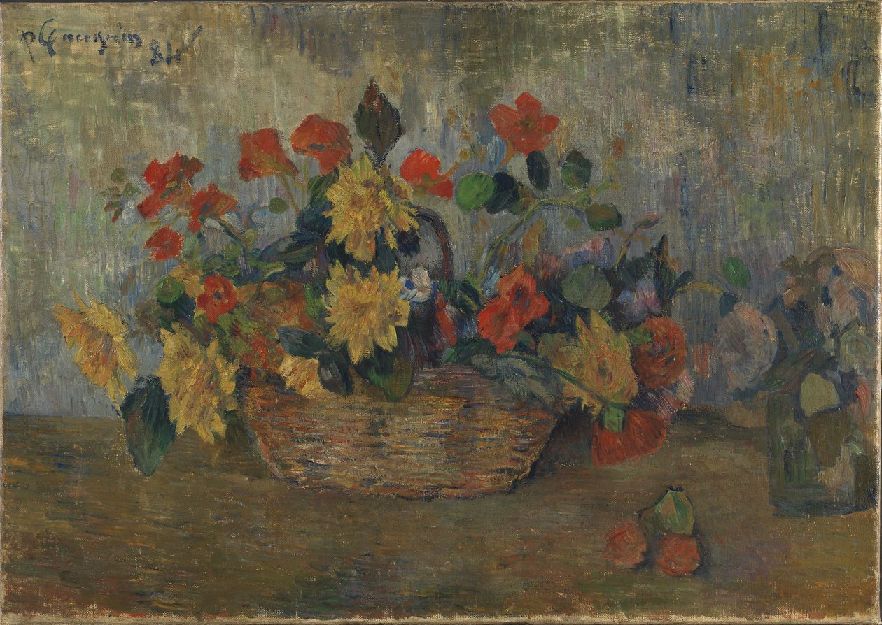Frans: Capucines et dahlia