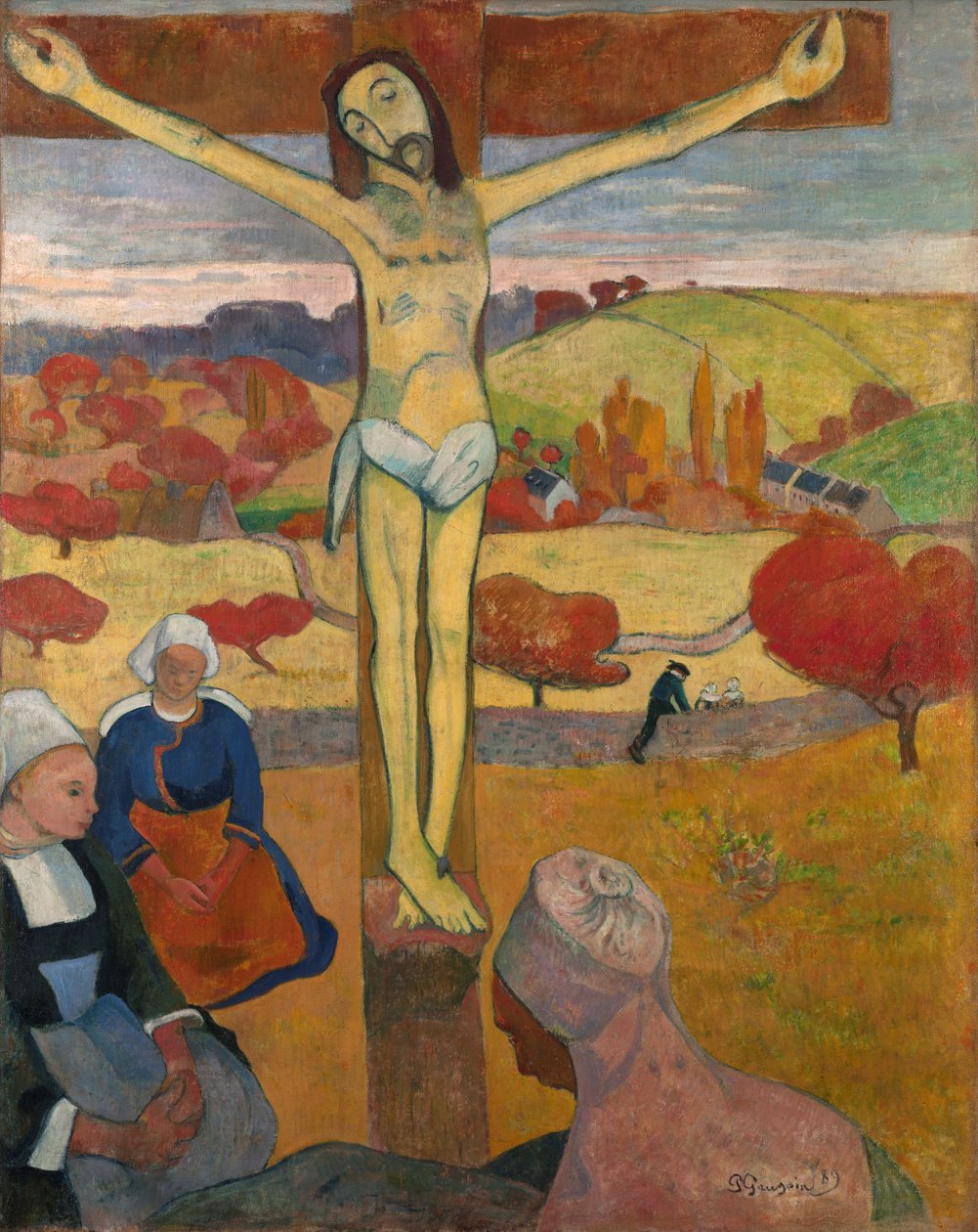 Frans:  Le Christ jaune De gele Christus door Paul Gauguin