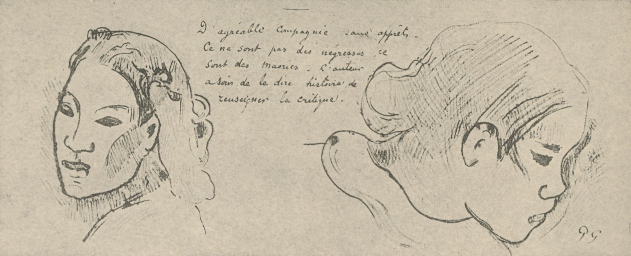 Goed Gezelschap, Geen Affectaties, 1936 door Paul Gauguin