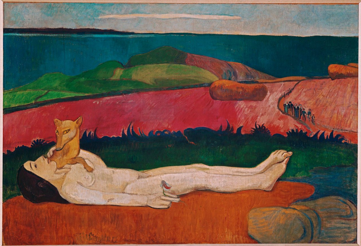 Verlies van maagdelijkheid (olieverf op doek) door Paul Gauguin