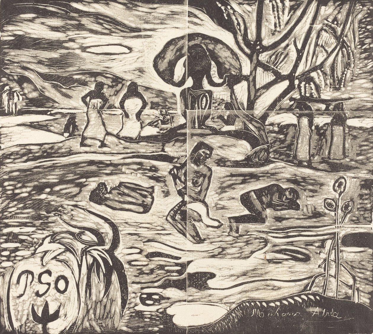 Mahana Atua Het voedsel van de goden door Paul Gauguin