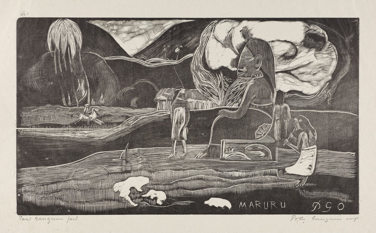 The Roar door Paul Gauguin