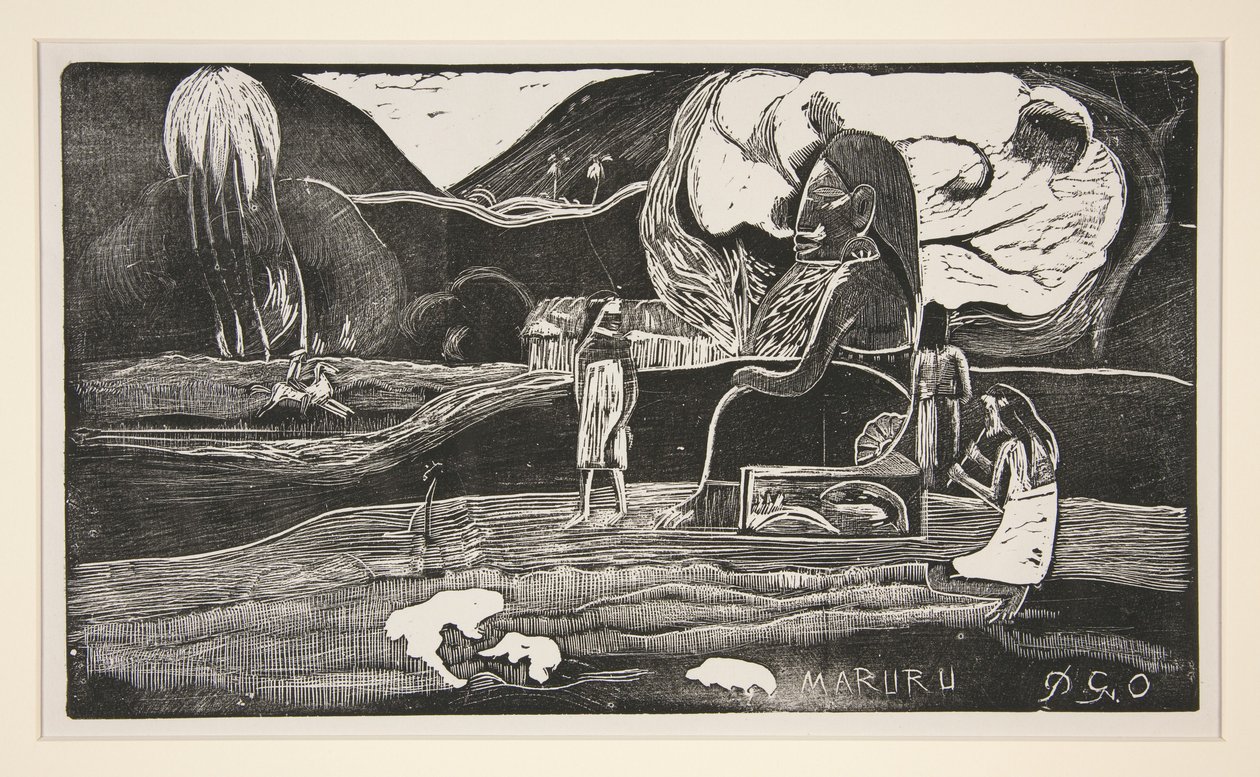 Maruru; Merci – Een gebaar van dankbaarheid door Paul Gauguin