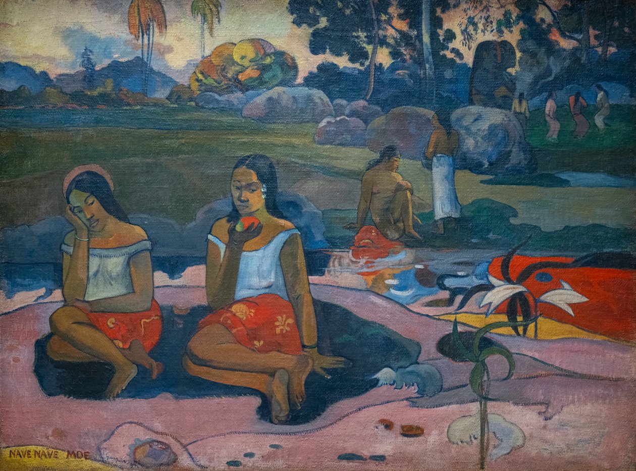 NAVE NAVE MOE (Heilige Lente: Zoete Dromen) door Paul Gauguin