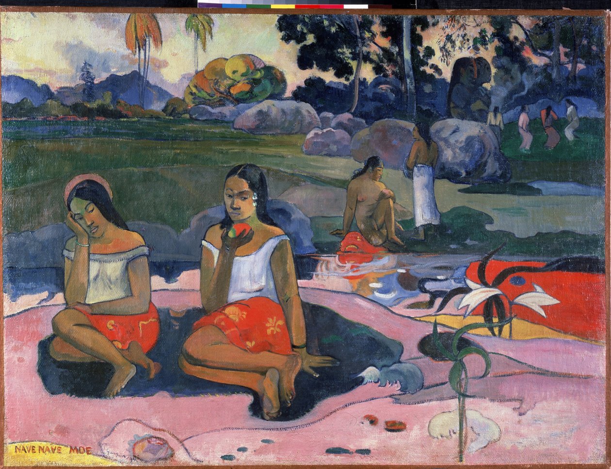 Nave Nave Moe (De heilige lente: Zoete dromen) door Paul Gauguin