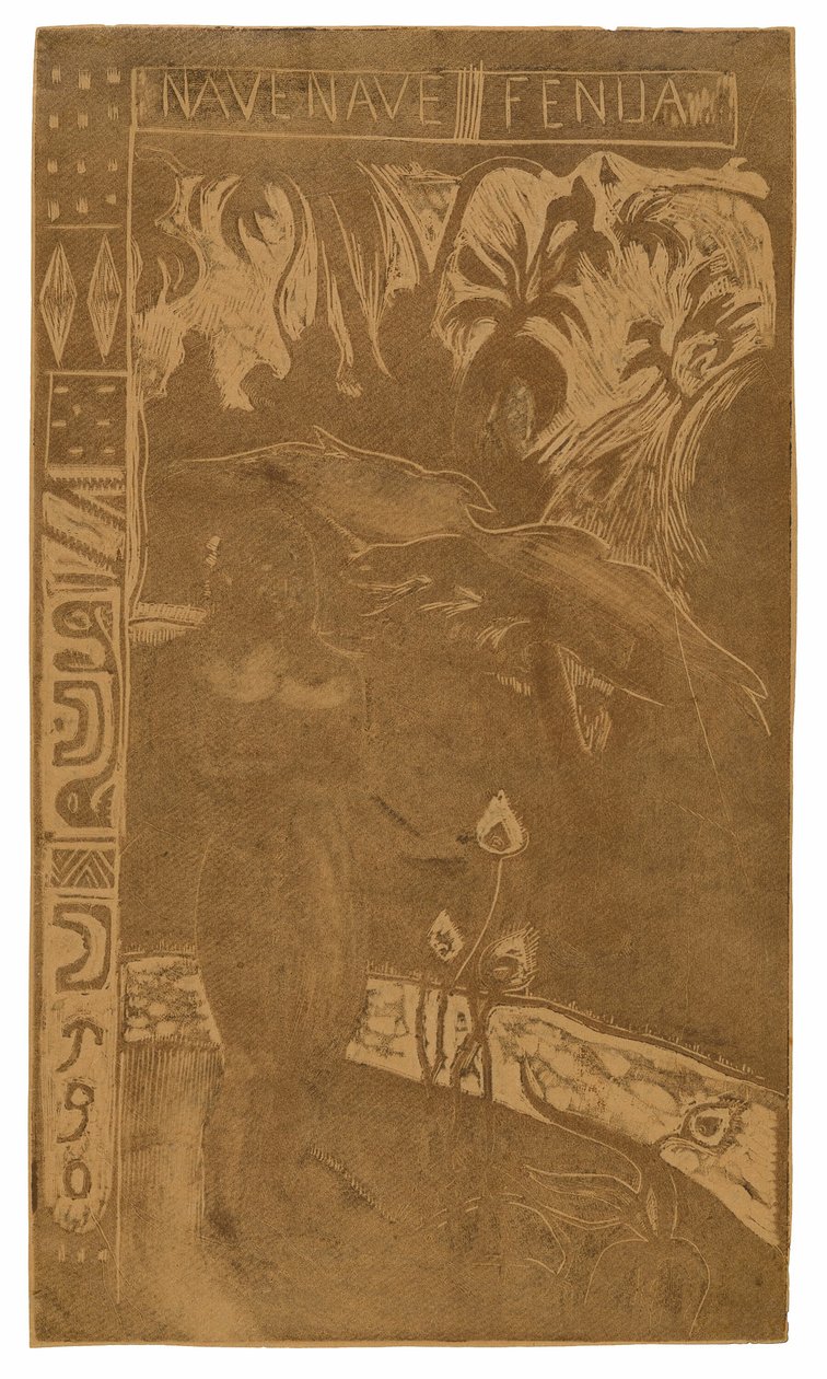 Nave nave fenua (Heerlijk Land), uit de Noa Noa Suite door Paul Gauguin