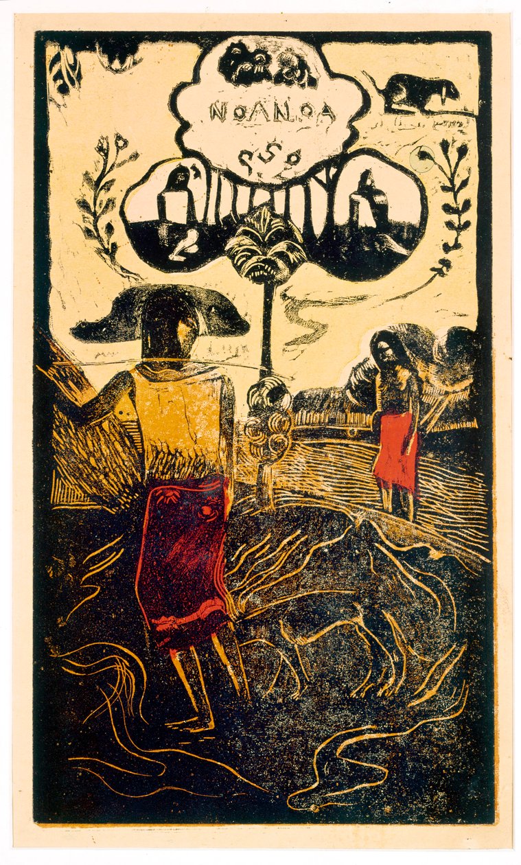Noa Noa (houtsnede) door Paul Gauguin
