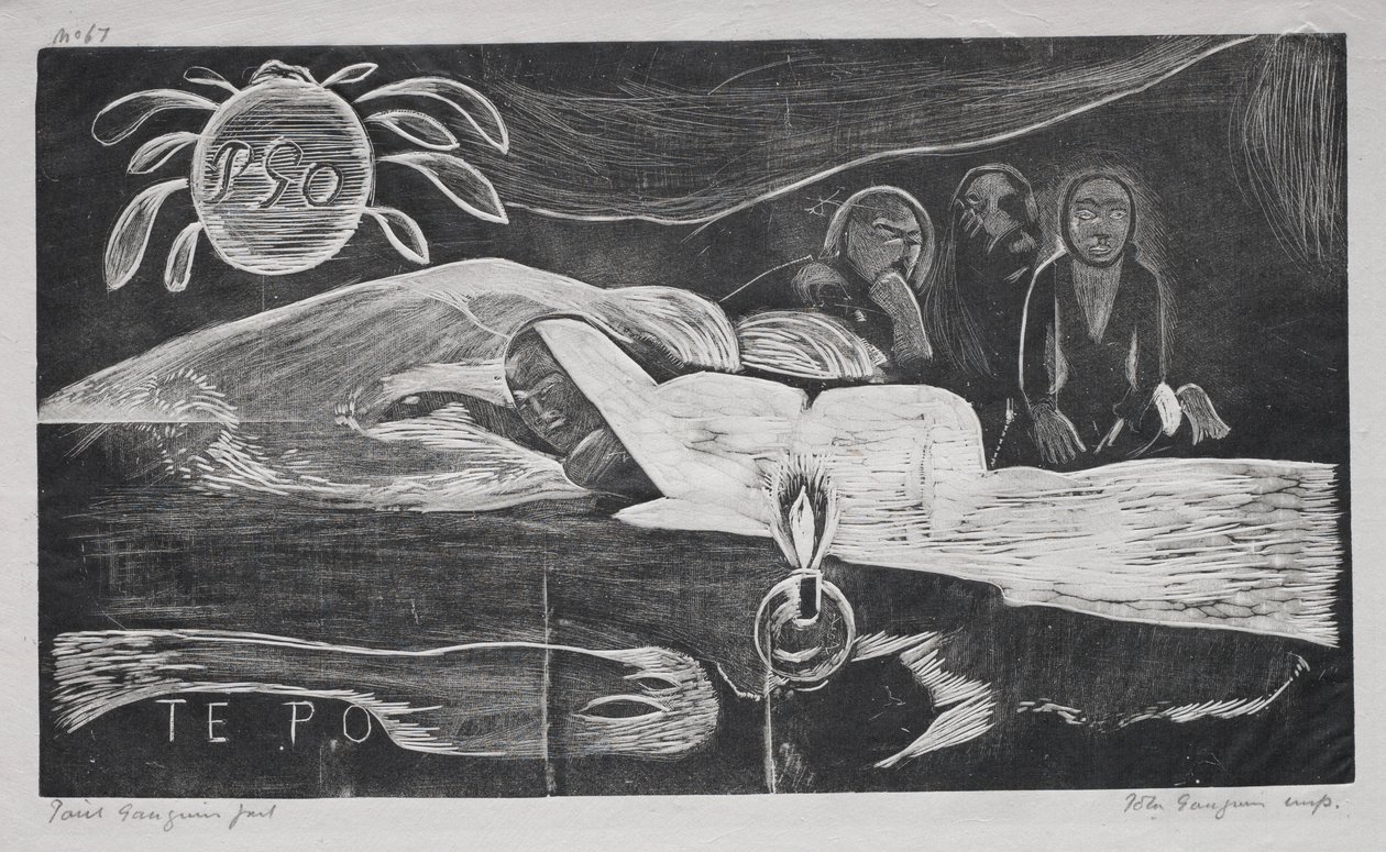Noa Noa: Te Po Eeuwige Nacht, 1893-94 door Paul Gauguin