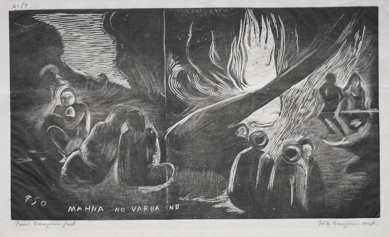 Noa Noa; De duivel spreekt (Mahna No Varua Ino) door Paul Gauguin