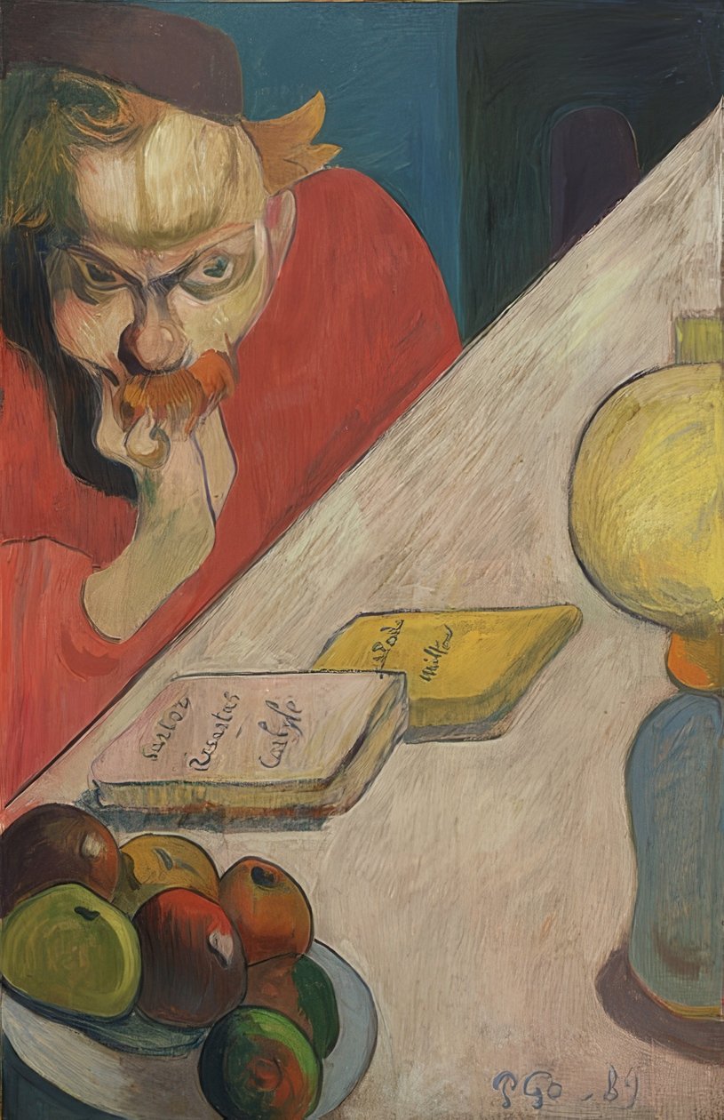 Portret van Jacob Meyer de Haan door Paul Gauguin