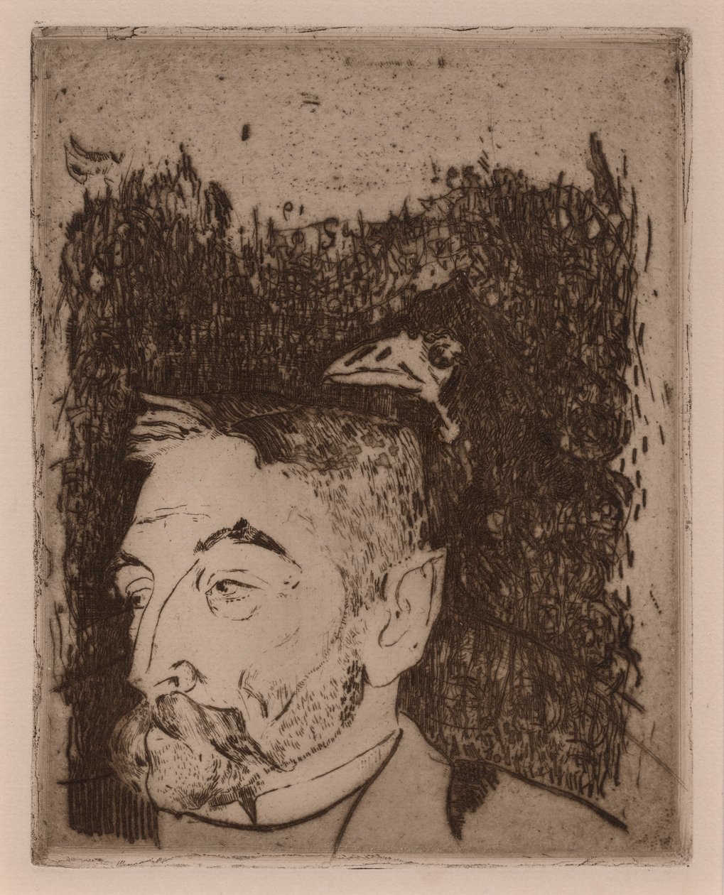 Portret van Stéphane Mallarmé door Paul Gauguin