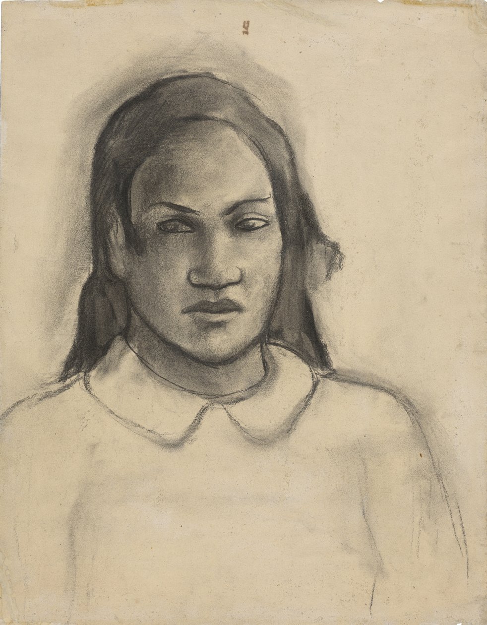 Portret van Tehamana, 1891-93 door Paul Gauguin