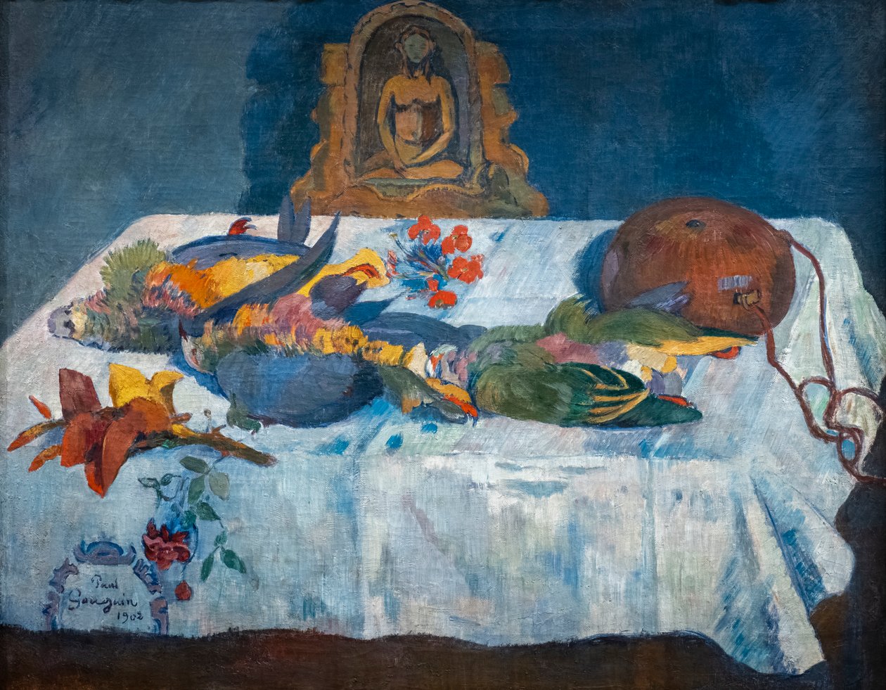 Stilleven met papegaaien door Paul Gauguin