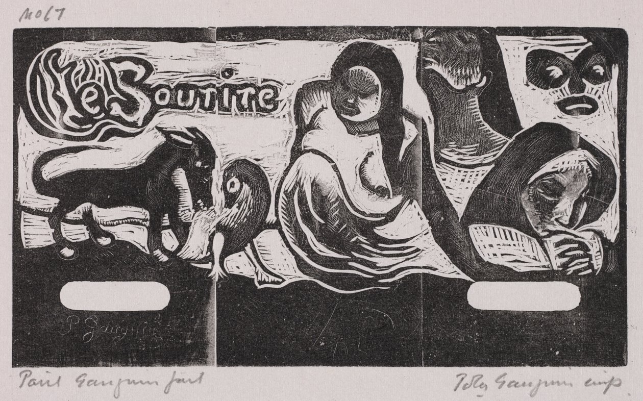 Tahitische serie: De glimlach door Paul Gauguin