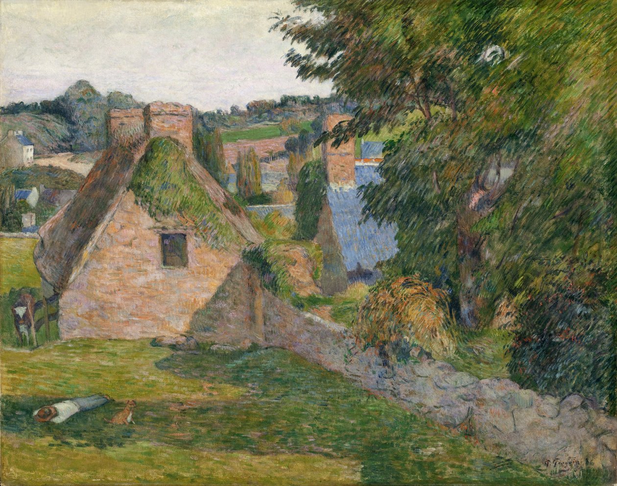 Het veld van Derout-Lollichon door Paul Gauguin