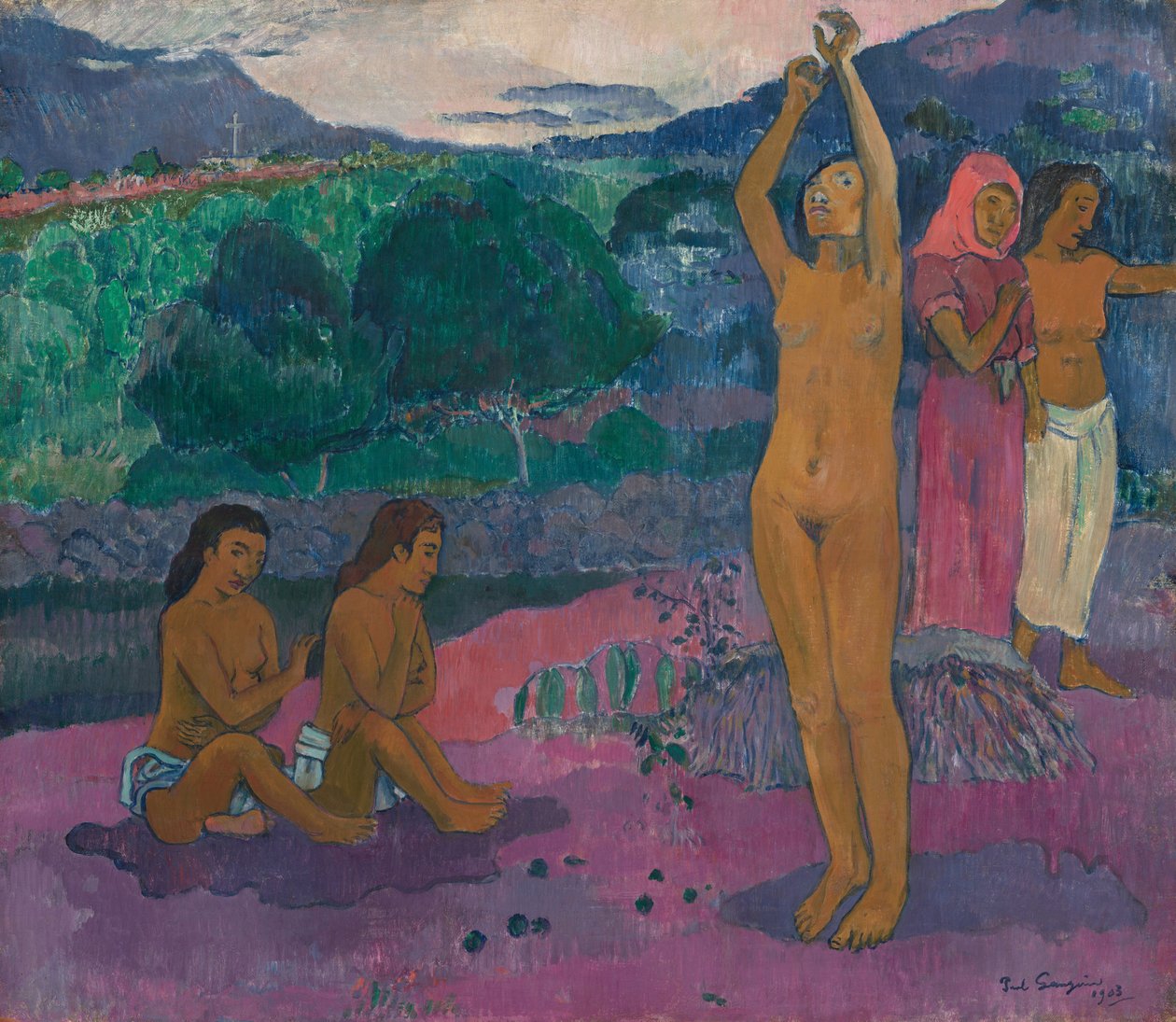 De aanroeping door Paul Gauguin