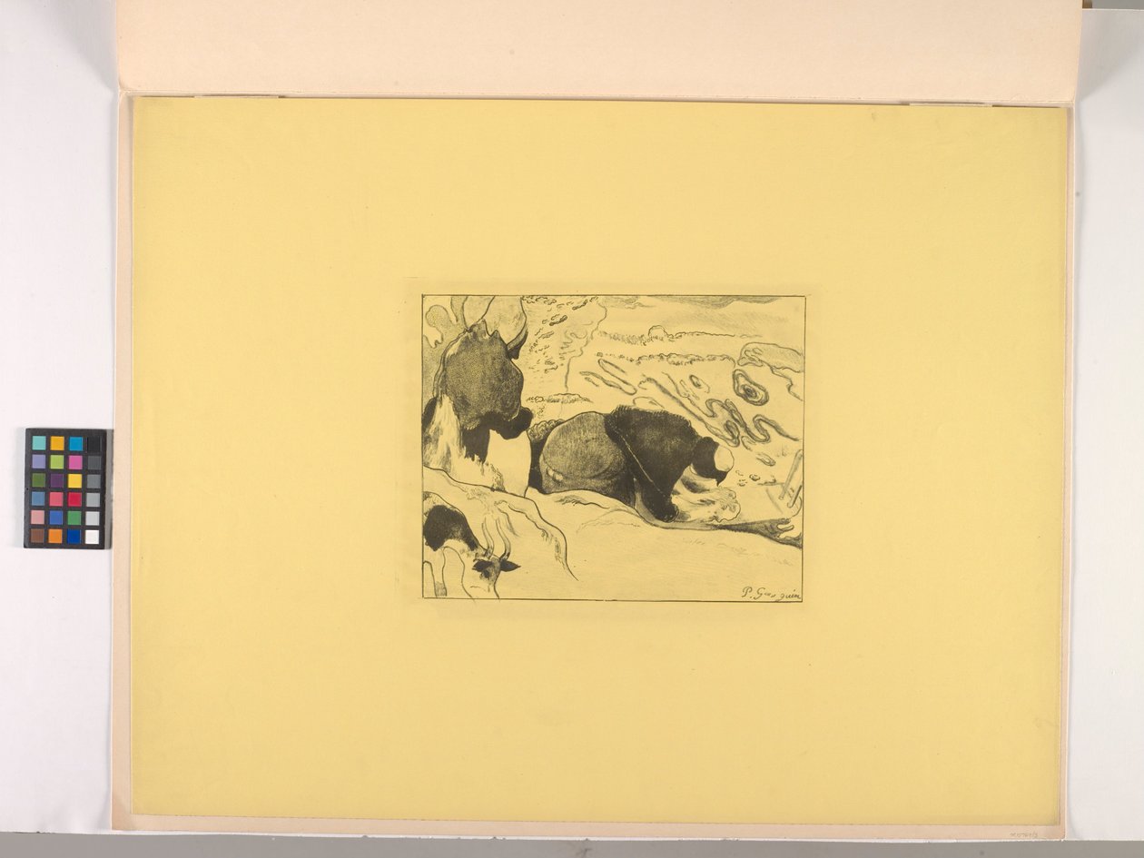 Die Wäscherinnen door Paul Gauguin