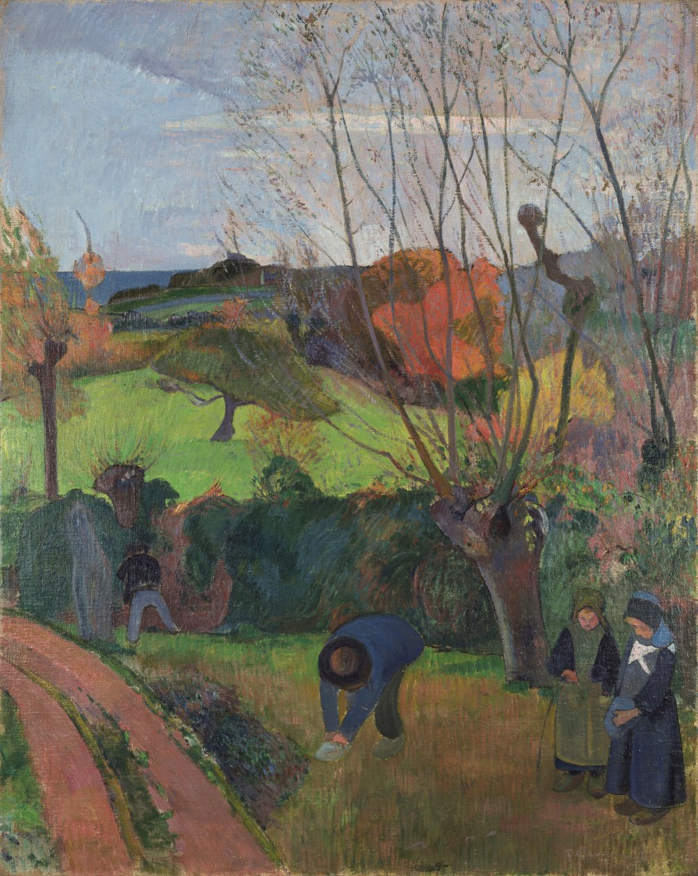 De wilg door Paul Gauguin