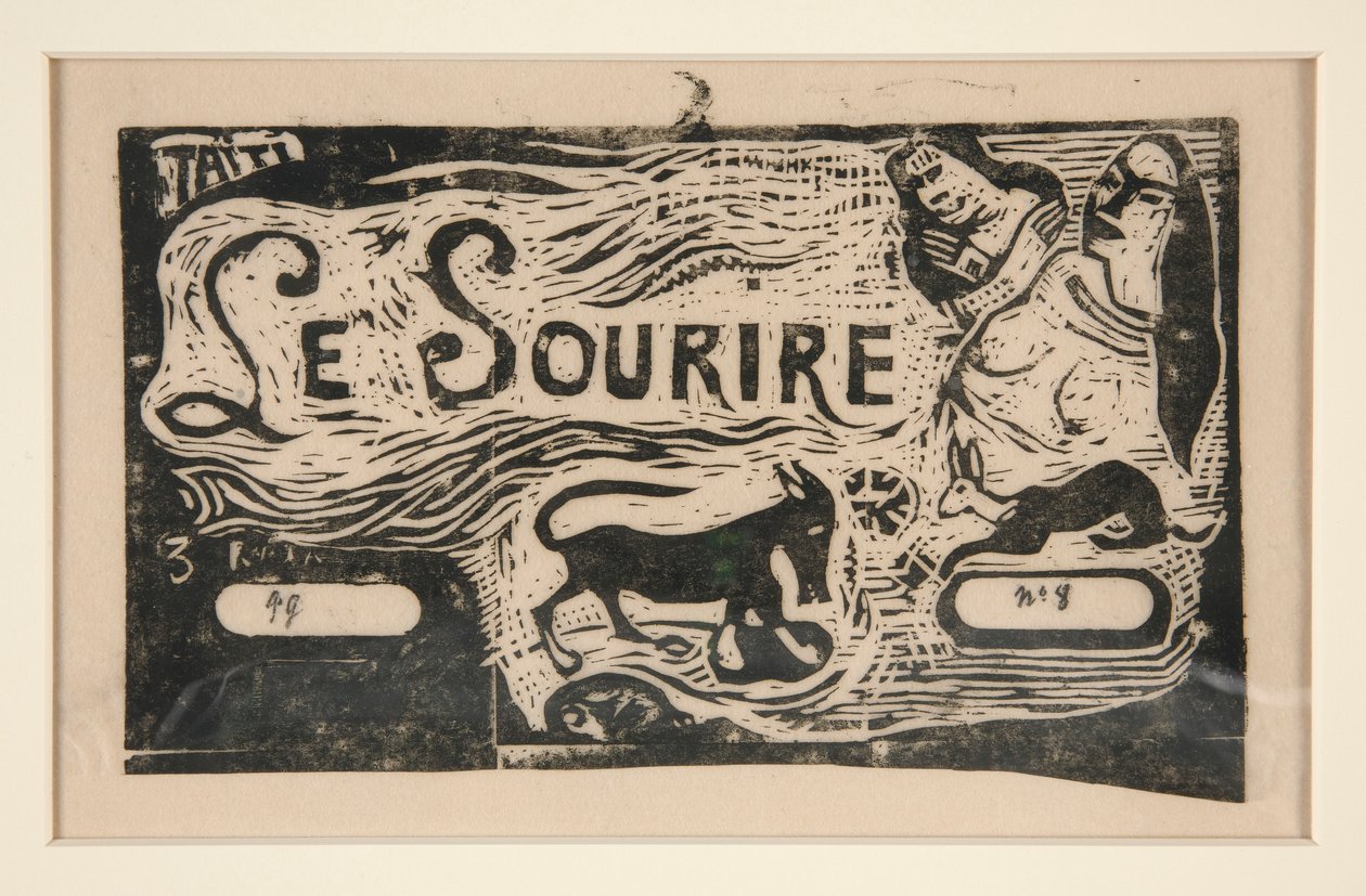 Titel voor Le Sourire door Paul Gauguin