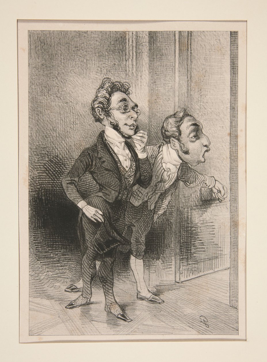 (De heer ZO-EN-ZO.) door Paul Gavarni