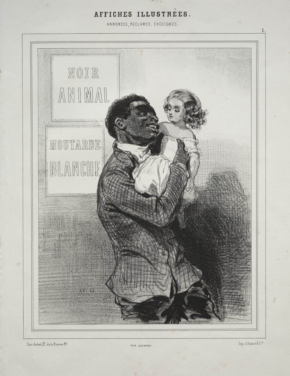Affiches Illustrées door Paul Gavarni