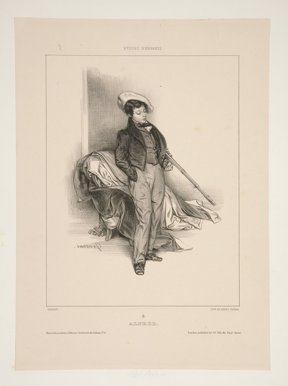 Alfred (Feydeau) door Paul Gavarni