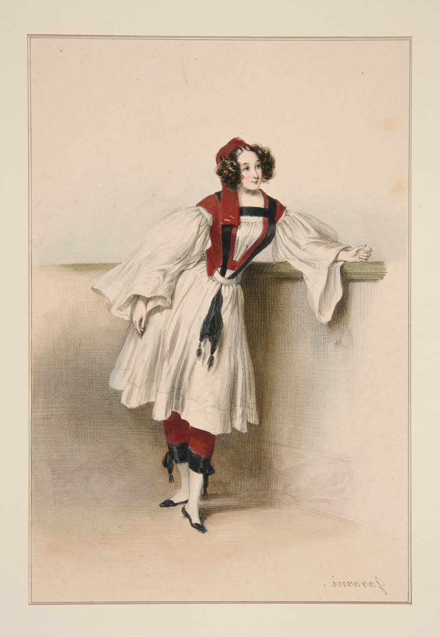 Schippersvrouw door Paul Gavarni