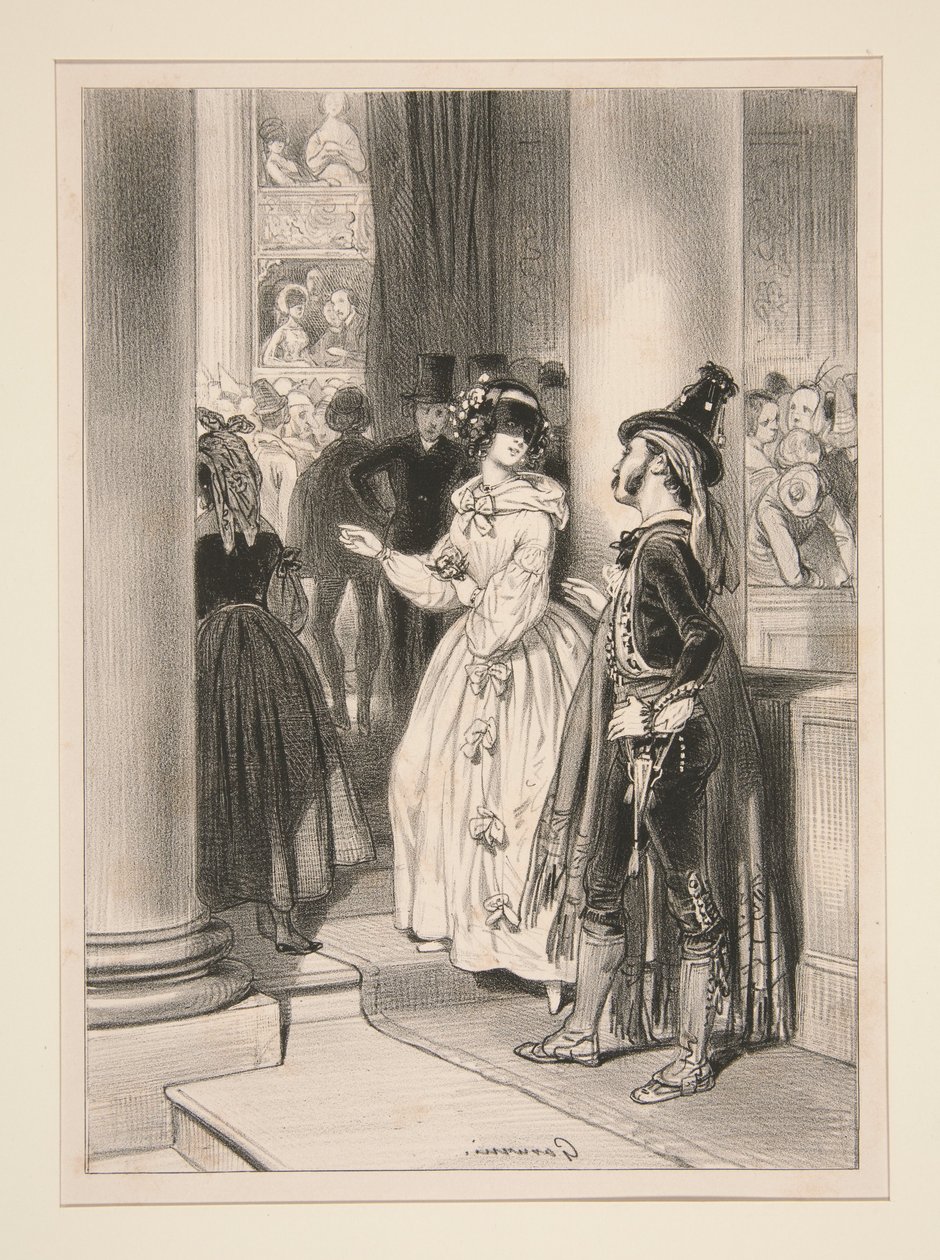 Renaissancebal door Paul Gavarni