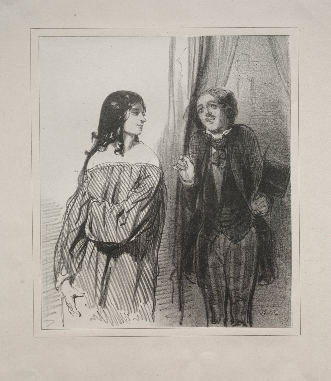 Baliverneries Parisiennes door Paul Gavarni