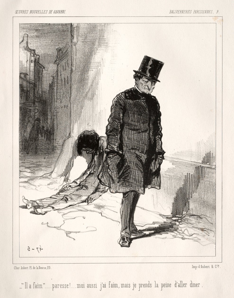 Baliverneries Parisiennes door Paul Gavarni