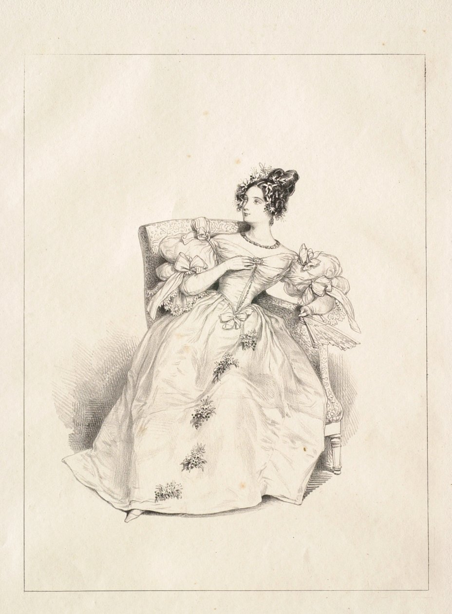 Baljurk (Robe de bal) door Paul Gavarni