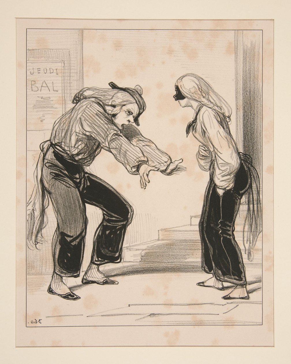 Lieve Jezus! Waarheen moet ik vluchten? ... door Paul Gavarni