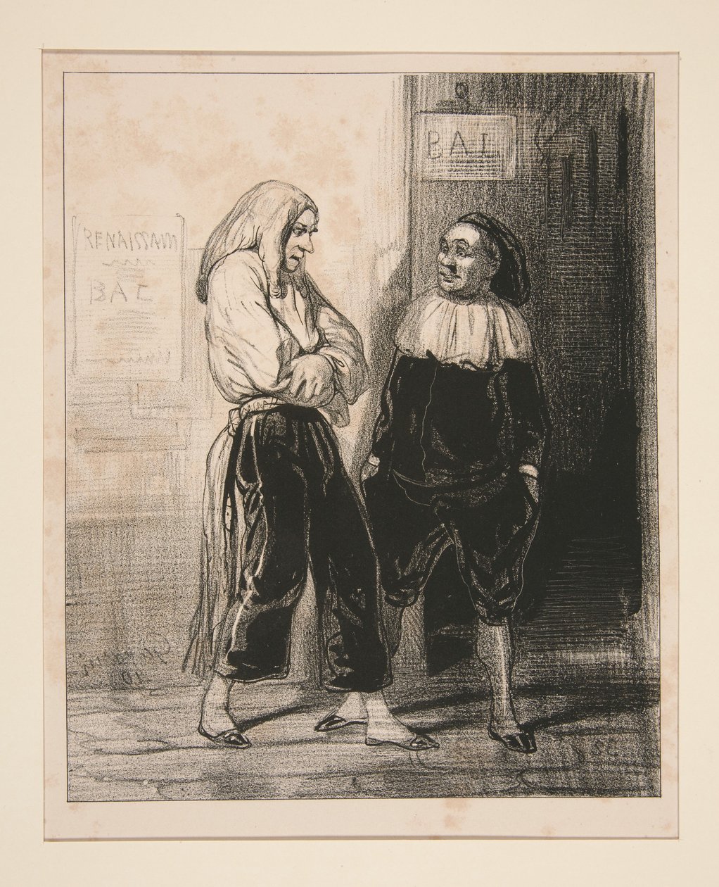 En je vrouw?... door Paul Gavarni