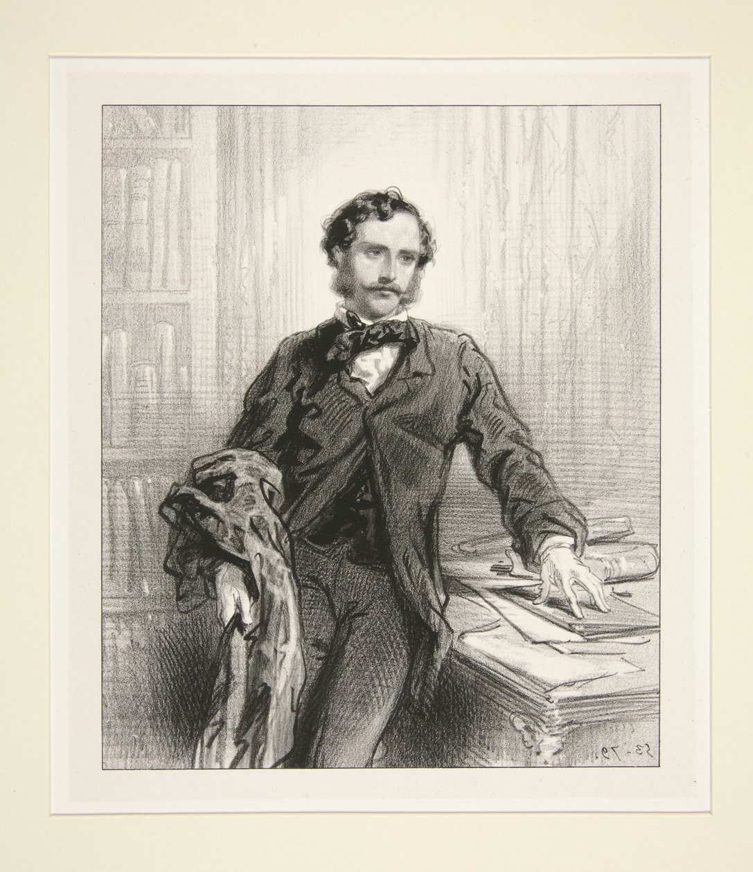 Eugene Cretet door Paul Gavarni