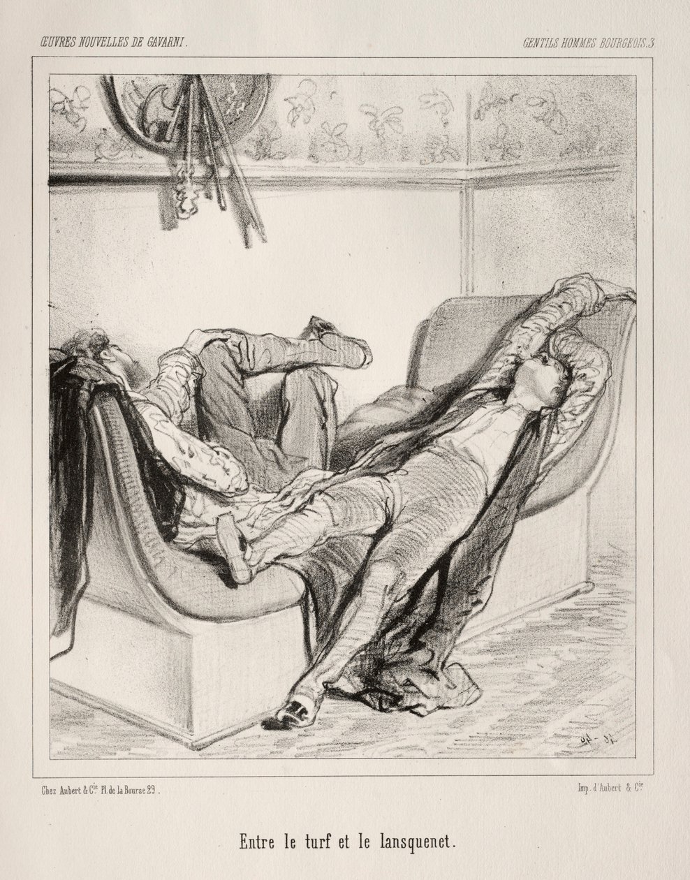 Gentils Hommes Bourgeois door Paul Gavarni