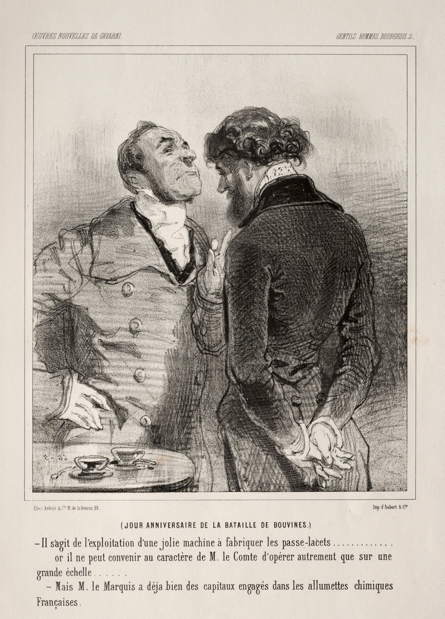 Gentils Hommes Bourgeois door Paul Gavarni