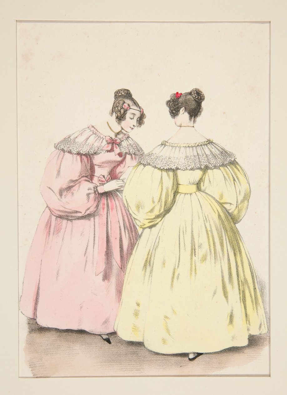JANUARI 1836. - Prinsessenjurk van gaas,... door Paul Gavarni